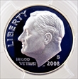 2008-S 10C Silver PR70DCAM