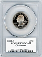 2008-S 25C Oklahoma PR70DCAM