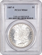 1887-S $1 MS64