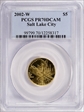 2002-W $5 Salt Lake City PR70DCAM