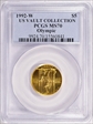 1992-W $5 Olympic MS70