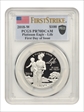 2018-W $100 Platinum Eagle - Life First Day of Issue Black Shield PR70DCAM