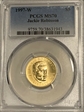 1997-W $5 Jackie Robinson MS70