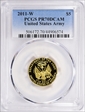 2011-W $5 United States Army PR70DCAM