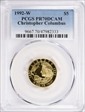 1992-W $5 Christopher Columbus PR70DCAM