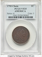 1793 1C Chain, America VF25BN