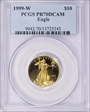 1999-W $10 Gold Eagle PR70DCAM