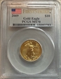2009 $10 Gold Eagle First Strike MS70