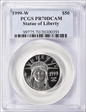 1999-W $50 Statue of Liberty PR70DCAM