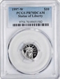 1997-W $10 Statue of Liberty PR70DCAM