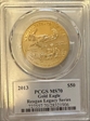 2013 $50 Gold Eagle Michael Reagan MS70