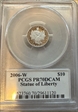 2006-W $10 Statue of Liberty Mercanti Signature PR70DCAM