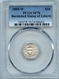 2008-W $10 Burnished St. of Liberty SP70