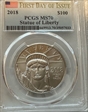 2018 $100 Statue of Liberty First Day of Issue MS70