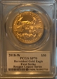 2018-W $50 Burnished Gold Eagle First Strike Michael Reagan SP70