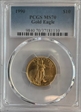 1990 $10 Gold Eagle MS70
