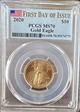2020 $10 Gold Eagle First Day of Issue MS70