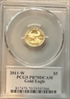 2011-W $5 Gold Eagle Ronald D. Sanders PR70DCAM