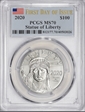 2020 $100 Statue of Liberty First Day of Issue MS70