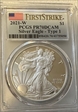 2021-W  $1 Silver Eagle - Type 1 First Strike PR70DCAM