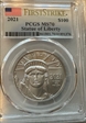 2021 $100 Statue of Liberty First Strike MS70