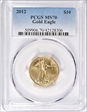 2012 $10 Gold Eagle MS70