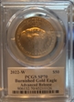 2022-W $50 Burnished Gold Eagle  Advanced Release Jim Peed Signature SP70