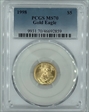 1998 $5 Gold Eagle MS70