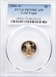 2000-W $5 Gold Eagle PR70DCAM