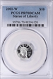 2001-W $10 Statue of Liberty PR70DCAM