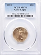 2004 $10 Gold Eagle MS70