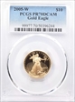 2005-W $10 Gold Eagle PR70DCAM