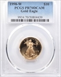 1998-W $10 Gold Eagle PR70DCAM
