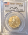 2005 $25 Gold Eagle First Strike MS70