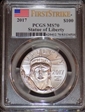2017 $100 Statue of Liberty First Strike 20th Anniversary MS70