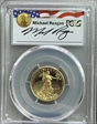 2017-W $10 Gold Eagle Michael Reagan PR70DCAM