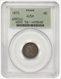 1873 10C Arrows AU58