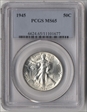 1945 50C MS65