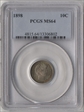 1898 10C MS64