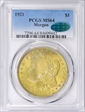 1921 $1 Morgan MS64