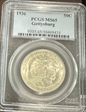 1936 50C Gettysburg MS65
