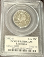 2002-S 25C Louisiana PR69DCAM