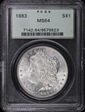 1883 $1 MS64