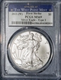 2021-(W) $1 Silver Eagle - Type 1 Struck at West Point First Strike MS69