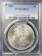 1884 $1 MS63