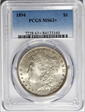 1894 $1 MS63+ 