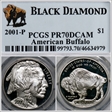 2001-P $1 Buffalo PR70DCAM