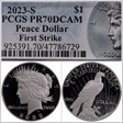2023-S $1 Peace Dollar First Strike PR70DCAM