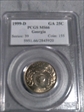 1999-D 25C Georgia MS66