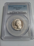 1976-S 25C Silver MS67